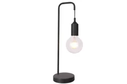 Sklep Kaja Lampka stołowa czarna minimalizm LEDEA 50501194 LAREN | Kaja* Nowoczesne Lampki Stołowe