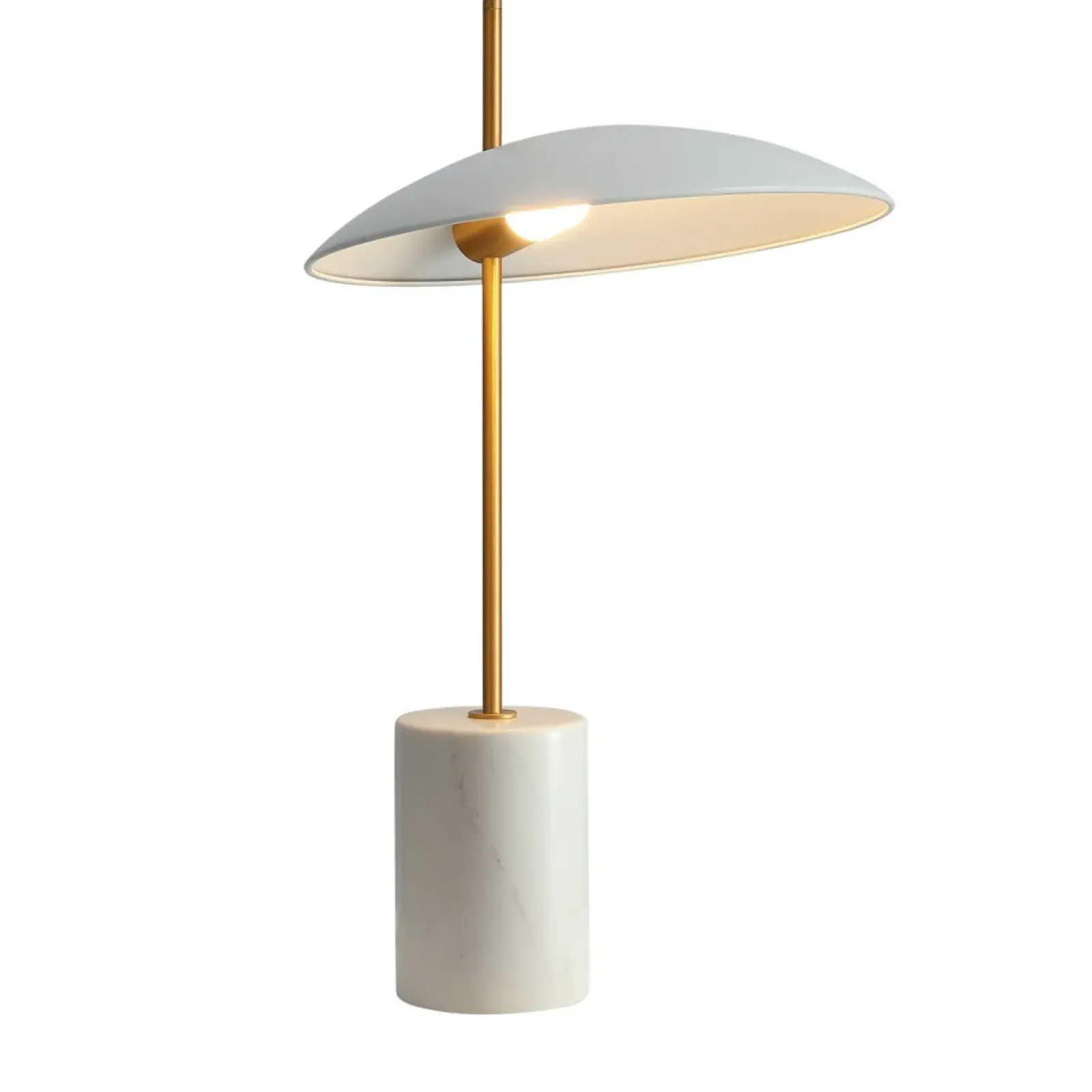 Sklep Kaja Lampka stołowa do salonu TB-203342-1-WH VILAI | Kaja Oświetlenie* Nowoczesne Lampki Stołowe|Lampy Led