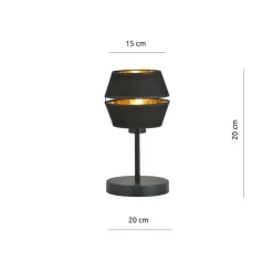Sklep Kaja Lampka stołowa minimalistyczna 1183/LN z serii PIANO | Kaja* Lampki Stołowe Z Abażurem|Nowoczesne Lampki Stołowe