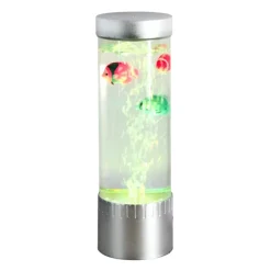 Sklep Kaja Lampka stołowa z pływającymi rybkami ZM 89245 AQUA | Kaja Oświetlenie* Lampy Led|Nowoczesne Lampki Stołowe