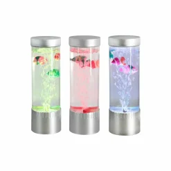 Sklep Kaja Lampka stołowa z pływającymi rybkami ZM 89245 AQUA | Kaja Oświetlenie* Lampy Led|Nowoczesne Lampki Stołowe