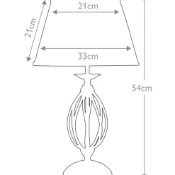 Sklep Kaja Lampka stołowa ze zwężanym abażurem ART-TL-BLACK z serii ARTISAN* Lampki Stołowe Z Abażurem|Tradycyjne Lampki Stołowe