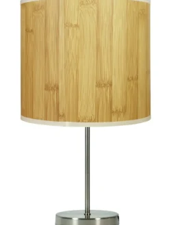 Sklep Kaja Lampka z abażurem w kolorze drewna 41-56712 TIMBER | Kaja Oświetlenie* Tradycyjne Lampki Stołowe
