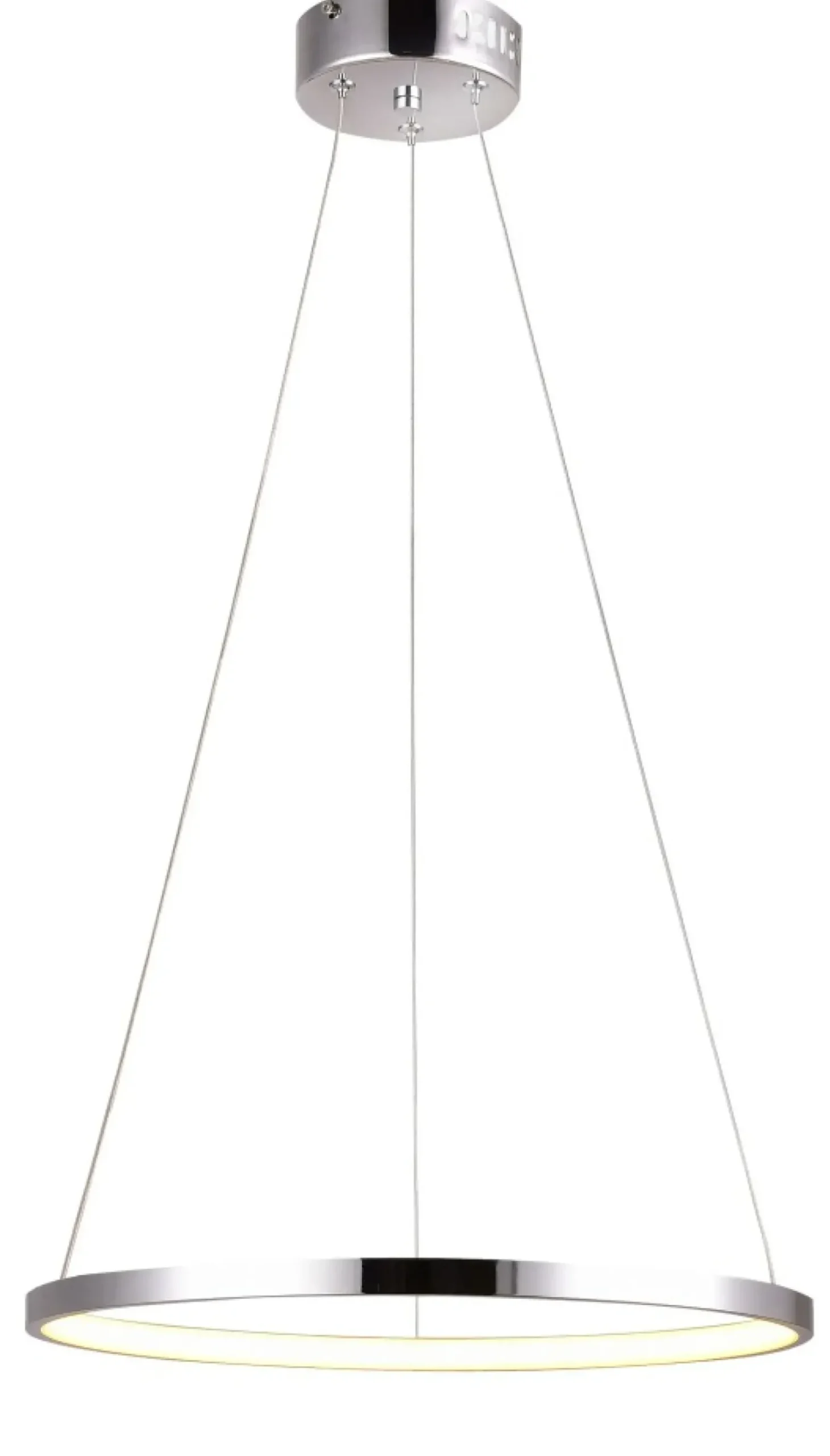 Sklep Kaja Ledowa, owana lampa wisząca obręcz 31-64592 LUNE | Kaja chrom Store