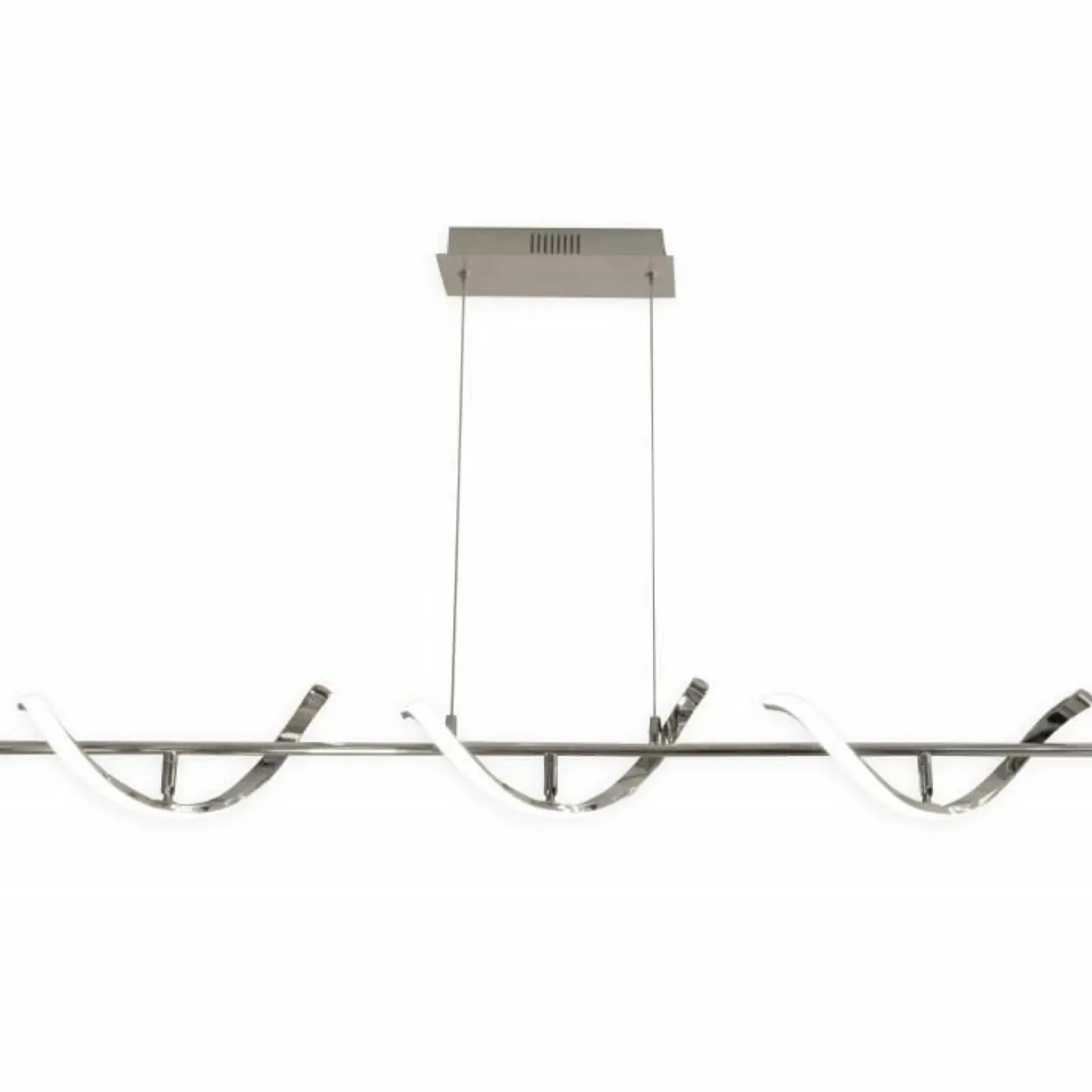 Sklep Kaja Ledowa, owana lampa wisząca ABR-LAZZA-30W SPIRALI | Kaja chrom New