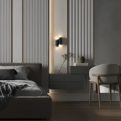 Sklep Kaja Ledowa, dwustronna lampa ścienna tuba C027WL-L10B z serii KILT | Kaja* Lampy Led