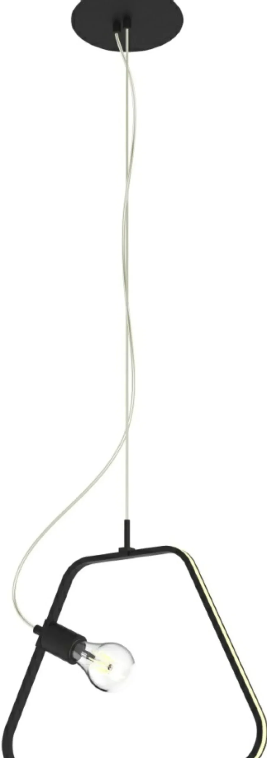 Sklep Kaja Ledowa, geometryczna lampa wisząca A0023-321 IKARIA | Kaja Oświetlenie czarny Best