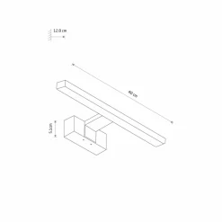 Sklep Kaja Ledowa lampa ścienna nad lustro 40cm 4000K 10680 CEZANNE LED | Kaja* Lampy Led