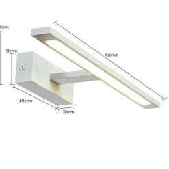 Sklep Kaja Ledowa lampa ścienna nad lustro GS-LWB-12W/3 WH ISLA | Kaja* Lampy Led