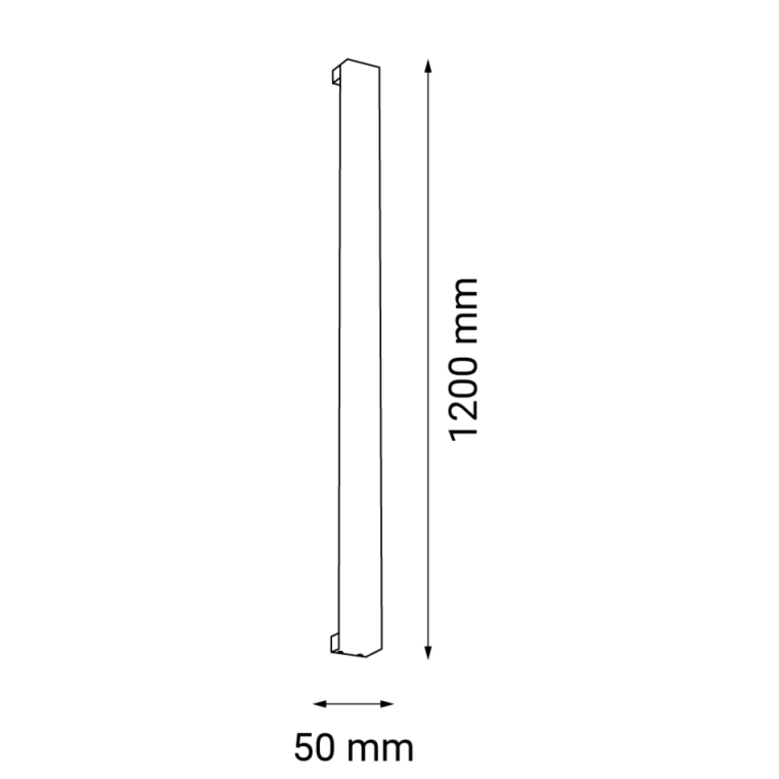 Sklep Kaja Ledowa lampa ścienna w formie listwy 120cm 3000K ANT 4015 HOSO | Kaja* Lampy Led