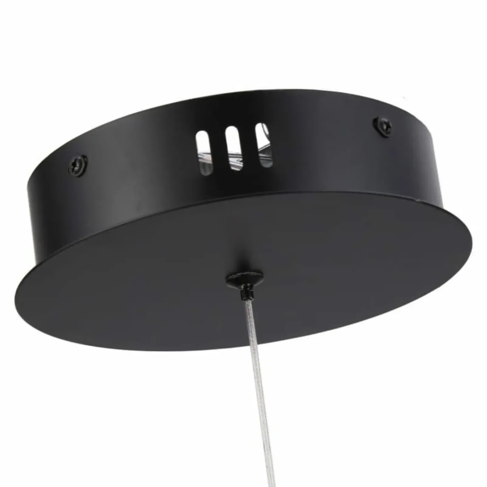 Sklep Kaja Ledowa lampa nad wyspę kuchenną ABR-HILTON-SC-38W SPIRALI | Kaja czarny Outlet