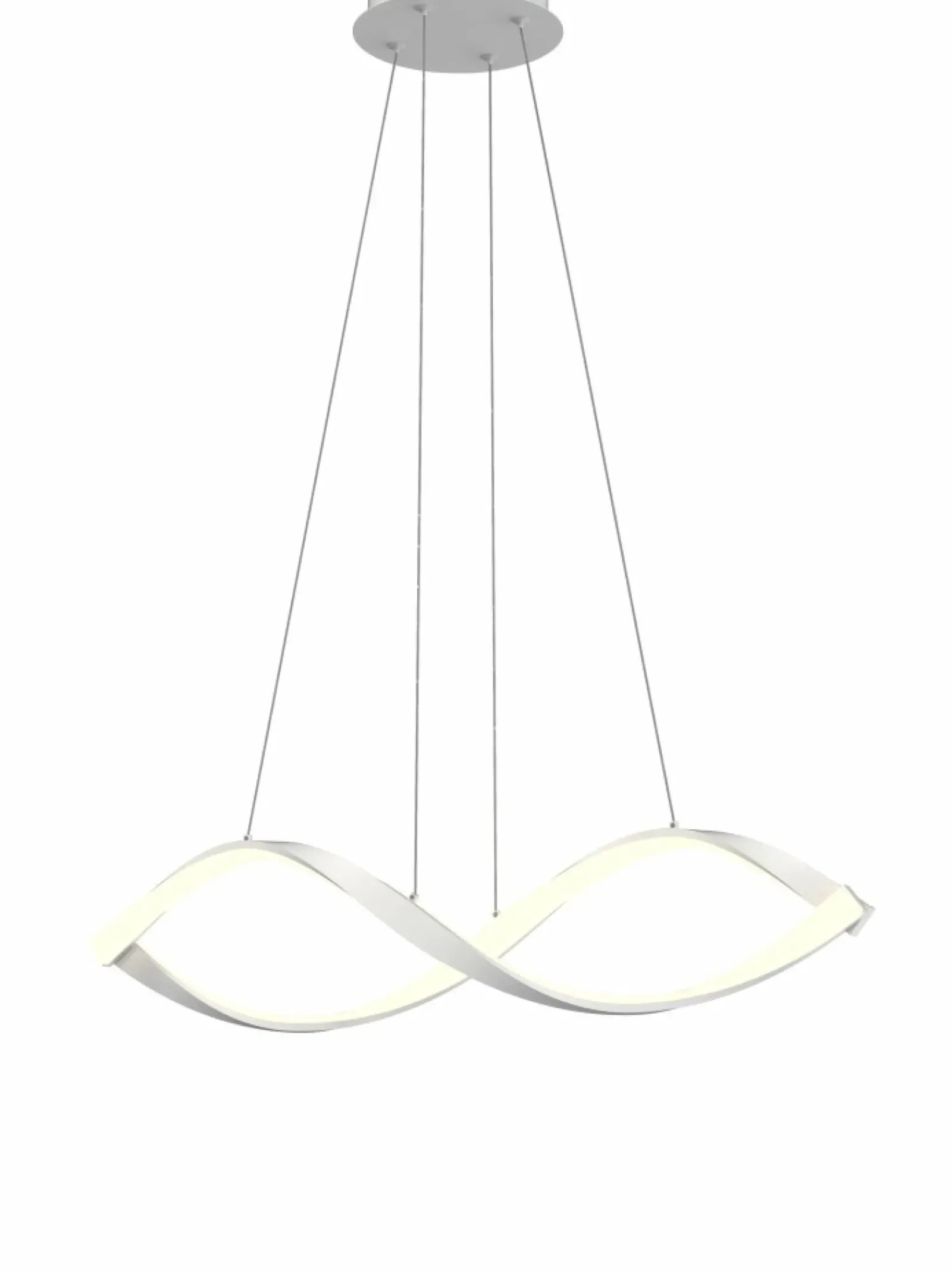 Sklep Kaja Ledowa lampa o designerskim kształcie WF 6033-0106 AVIANO | Kaja biały Clearance