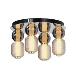 Sklep Kaja Ledowa lampa sufitowa, dekoracyjna MOD273CL-L60CH3K z serii DROP chrom Hot