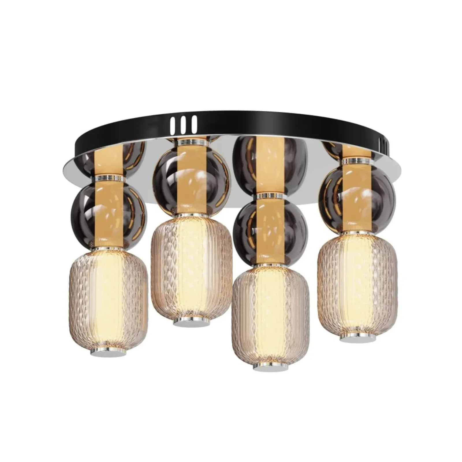 Sklep Kaja Ledowa lampa sufitowa, dekoracyjna MOD273CL-L60CH3K z serii DROP chrom Hot