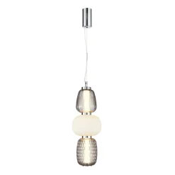 Sklep Kaja Ledowa lampa wisząca do sypialni PND-98374-28W-CH ERIS | Kaja New