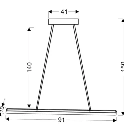 Sklep Kaja Ledowa lampa wisząca nad stół A0010-311 COCONUT | Kaja Oświetlenie brąz Best