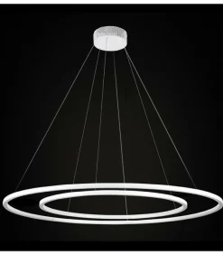 Sklep Kaja Ledowa lampa wisząca obręcze 90 + 120 cm 67930 ECHO | Kaja Oświetlenie Shop