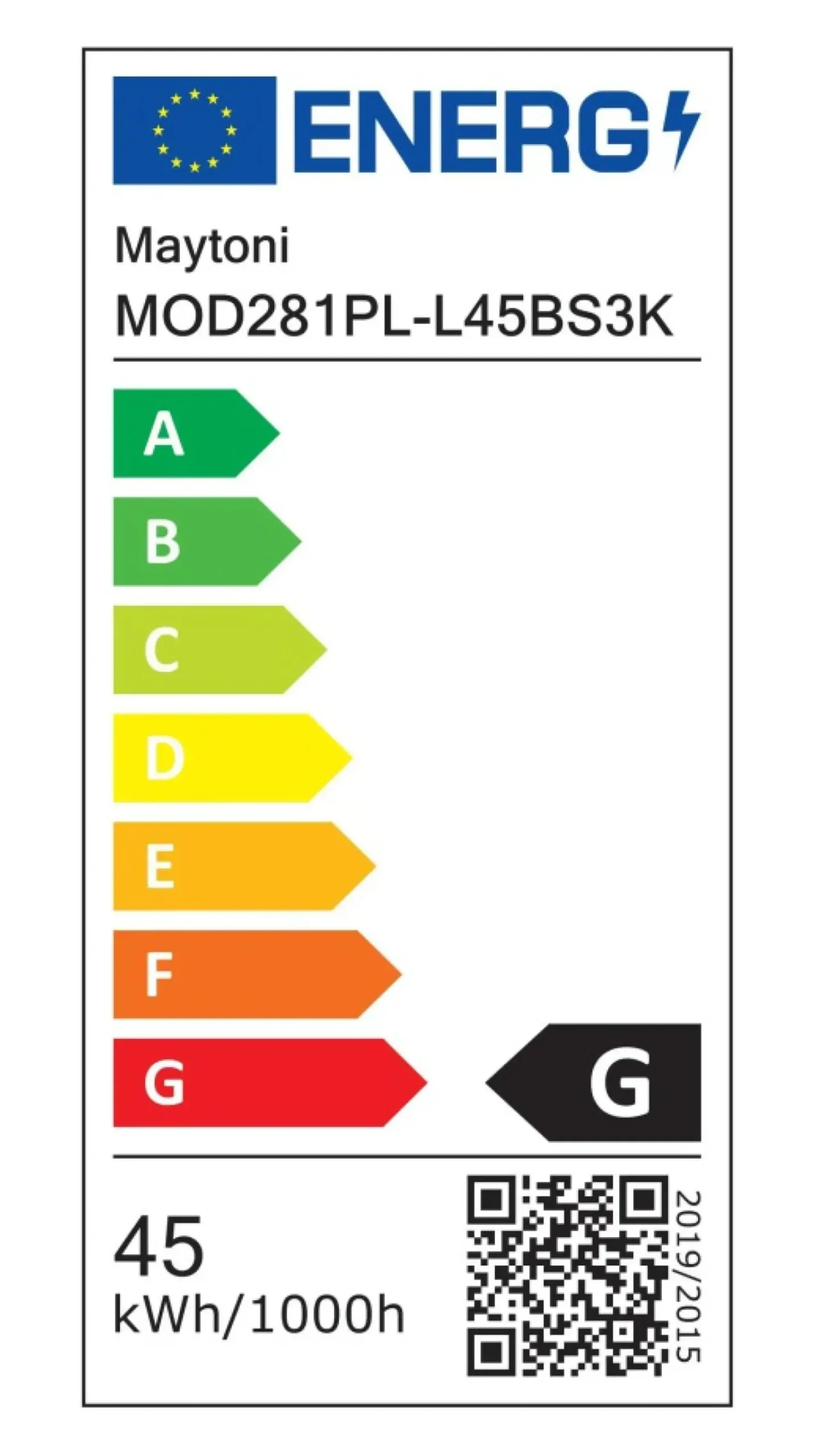 Sklep Kaja Ledowa lampa wisząca w złotym kolorze MOD281PL-L45BS3K z serii BREEZE Store