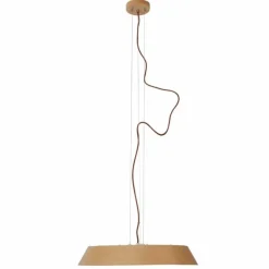 Sklep Kaja Ledowa lampa z szeroki, drewnianym kloszem MX P0550 TAMAGO | Kaja Shop