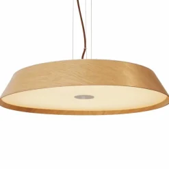 Sklep Kaja Ledowa lampa z szeroki, drewnianym kloszem MX P0550 TAMAGO | Kaja Shop