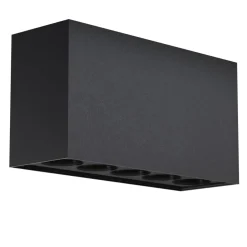 Sklep Kaja Ledowa lampa zewnętrzna, czarna, moc 10W O309CL-L10GF3K z serii ARES* Plafony Zewnętrzne