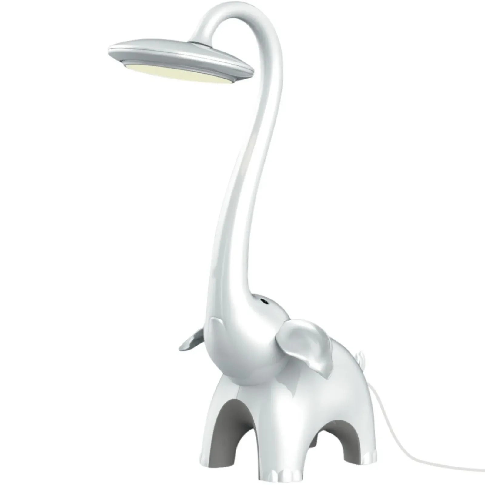 Sklep Kaja Ledowa lampka biurkowa dla dzieci K-BL1603 BIAŁY SŁONIK | Kaja*Dzieci Lampy Led|Lampki Biurkowe