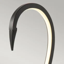 Sklep Kaja Ledowa lampka stołowa, flaming FLAMINGO-TL-BLK z serii FLAMINGO* Nowoczesne Lampki Stołowe