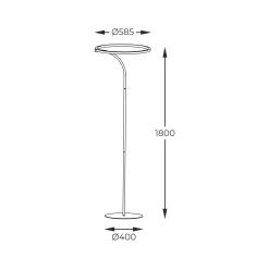 Sklep Kaja Ledowa, nietuzinkowa lampa stojąca E82907-31 CORIT | Kaja Oświetlenie* Lampy Led