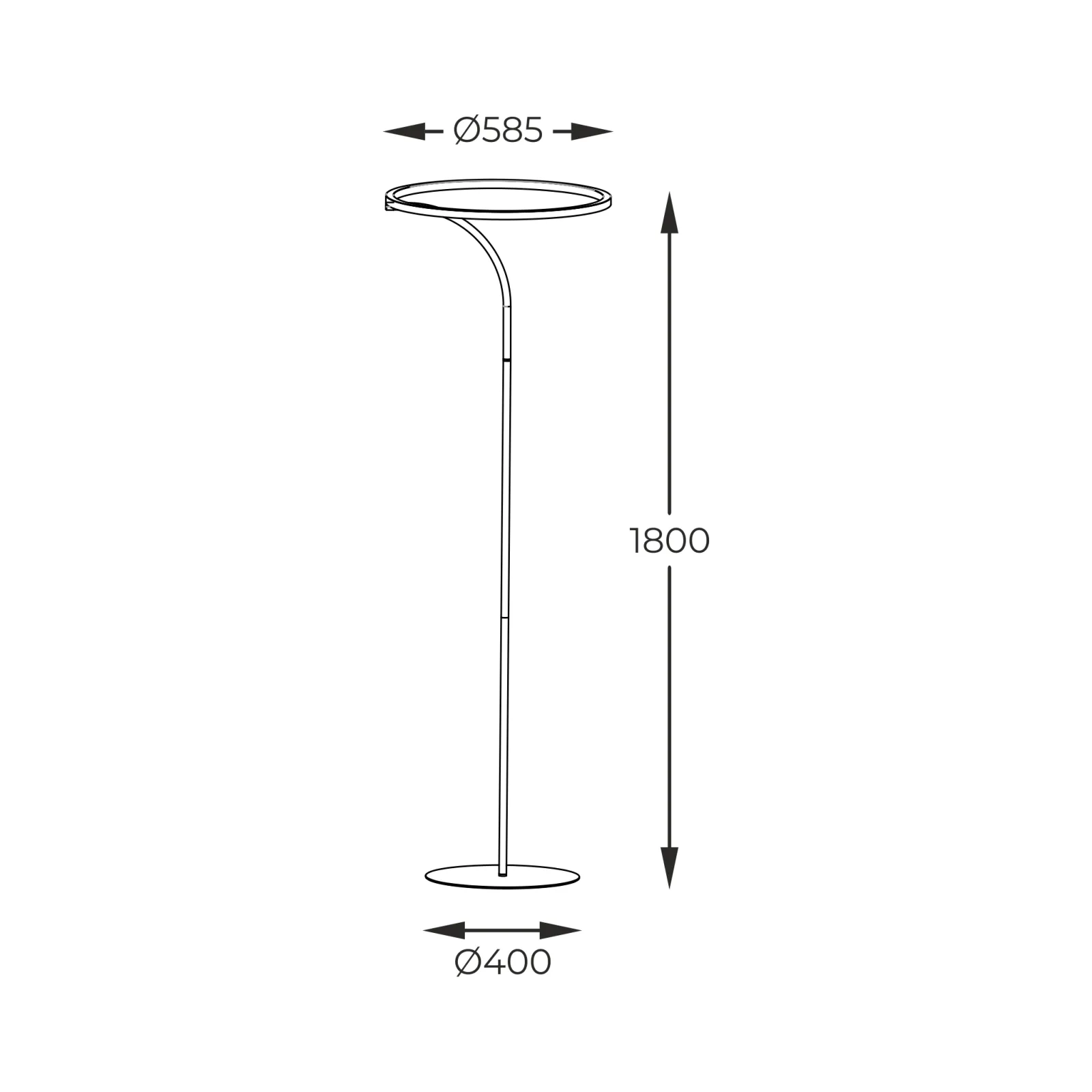 Sklep Kaja Ledowa, nietuzinkowa lampa stojąca E82907-31 CORIT | Kaja Oświetlenie* Lampy Led
