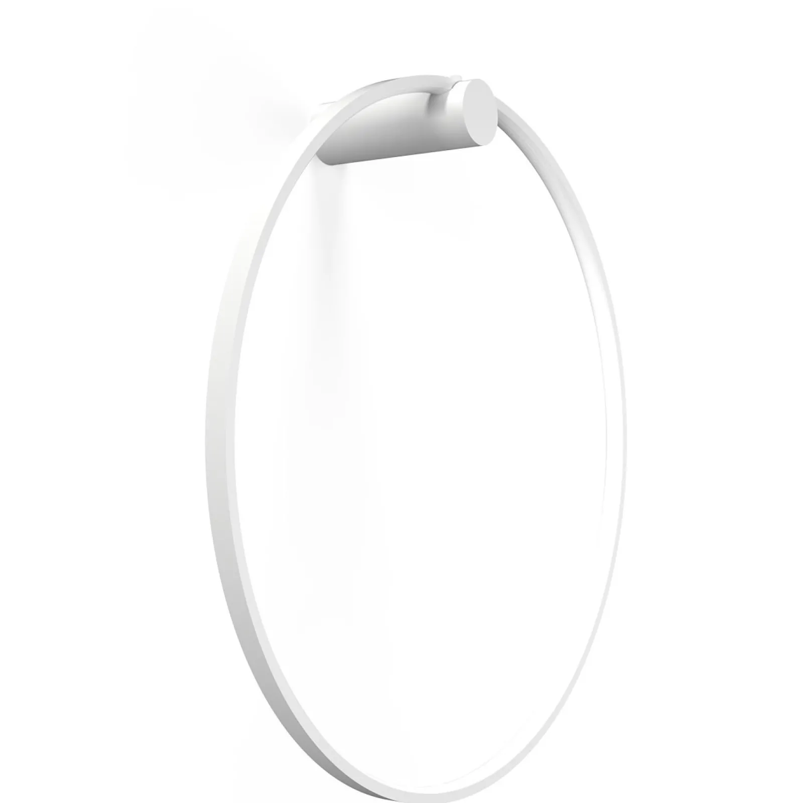 Sklep Kaja Ledowa obręcz ścienna, kinkiet koło 60cm LP-999/1W S WH z serii MIRROR* Lampy Led