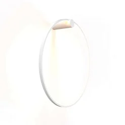 Sklep Kaja Ledowa obręcz ścienna, kinkiet koło 60cm LP-999/1W S WH z serii MIRROR* Lampy Led
