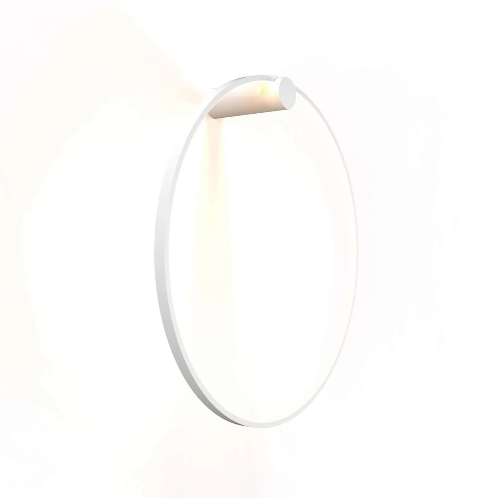 Sklep Kaja Ledowa obręcz ścienna, kinkiet koło 60cm LP-999/1W S WH z serii MIRROR* Lampy Led
