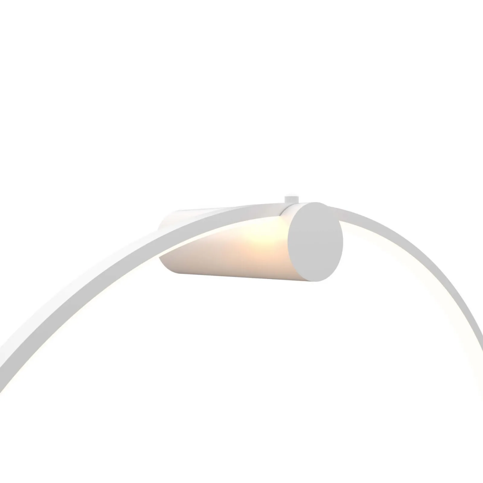 Sklep Kaja Ledowa obręcz ścienna, kinkiet koło 60cm LP-999/1W S WH z serii MIRROR* Lampy Led