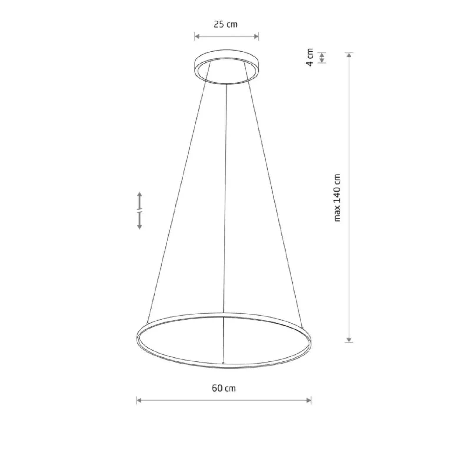 Sklep Kaja Ledowa obręcz w kolorze oliwkowym, do salonu 11403 CIRCOLO LED | Kaja Store