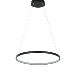 Sklep Kaja Ledowa obręcz wisząca nad stół ⌀40cm LP-909/1P S BK CCT RING | Kaja Shop