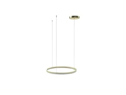 Sklep Kaja Ledowa, okrągła lampa wisząca LED ⌀60cm AZ4970 HALO | Kaja Oświetlenie brązowezłoto Hot