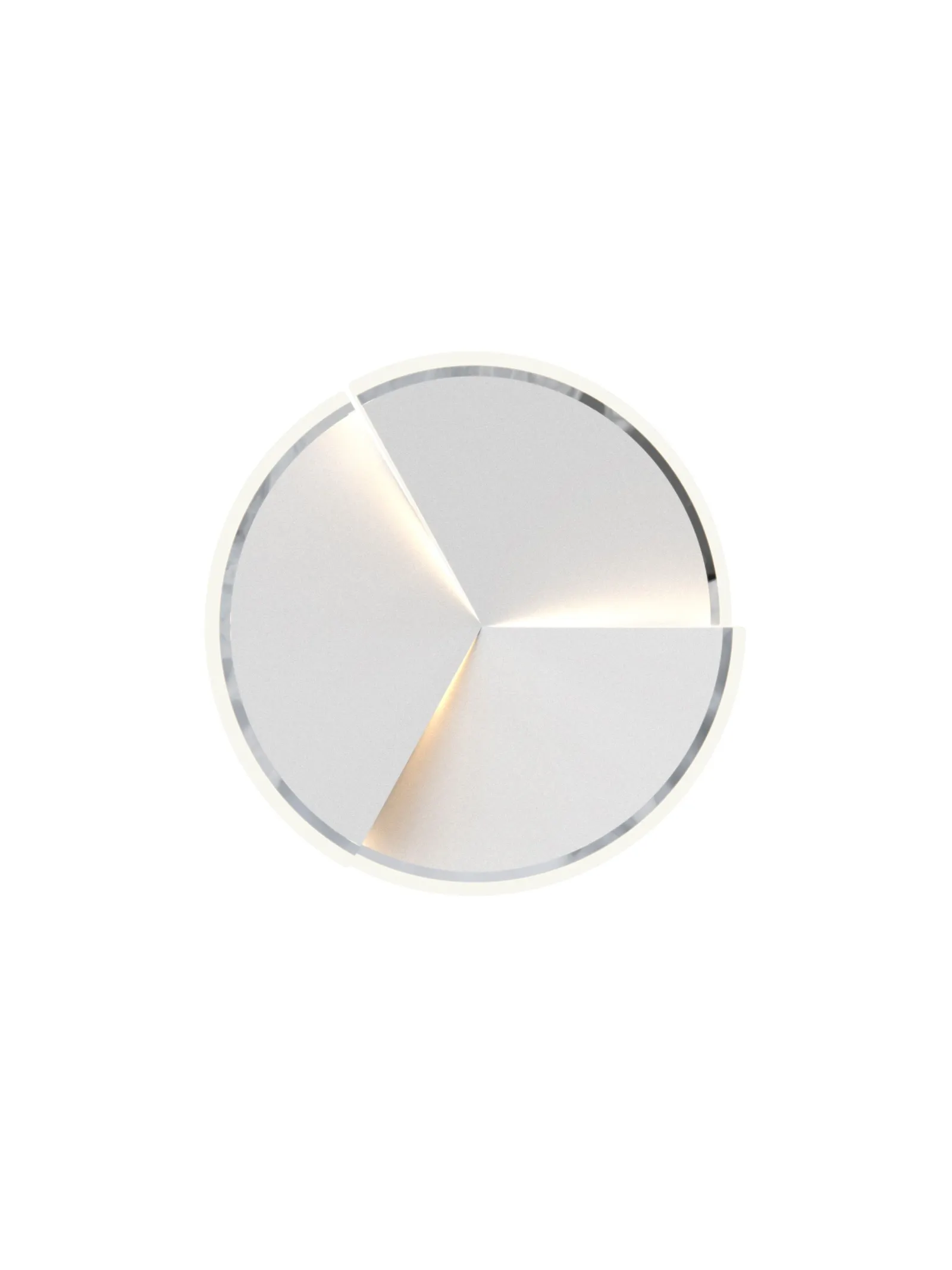 Sklep Kaja Ledowa, srebrna, okrągła lampa ścienna WF 9036-108L TRAPANI | Kaja* Lampy Led