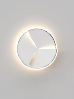 Sklep Kaja Ledowa, srebrna, okrągła lampa ścienna WF 9036-108L TRAPANI | Kaja* Lampy Led