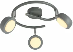 Sklep Kaja Ledowa, szara lampa sufitowa do sypialni 98-66558 MILD | Kaja szary Discount