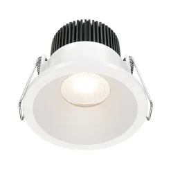 Sklep Kaja Ledowe, białe oczko wpustowe ⌀6cm 3000K DL034-01-06W3K-W z serii ZOOM* Lampy Led|Oprawy Podtynkowe