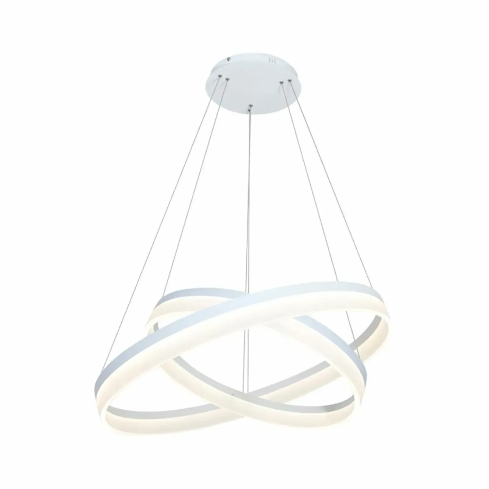 Sklep Kaja Ledowe, białe, wiszące obręcze ⌀40cm i ⌀60cm ML065 RING | Kaja Store