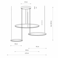 Sklep Kaja Ledowe obręcze do dowolnego rozmieszczenia 10817 CIRCOLO LED | Kaja Sale