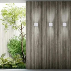 Sklep Kaja Ledowy kinkiet elewacyjny, geometryczny LP-1556/1W WH z serii SAP* Lampy Led