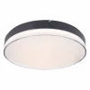 Sklep Kaja Ledowy plafon ⌀48cm na czarnej podstawie MX C0218 SEKKO | Kaja* Lampy Led|Plafony Nowoczesne