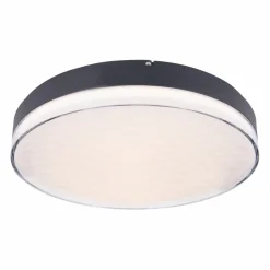 Sklep Kaja Ledowy plafon ⌀48cm na czarnej podstawie MX C0218 SEKKO | Kaja* Lampy Led|Plafony Nowoczesne