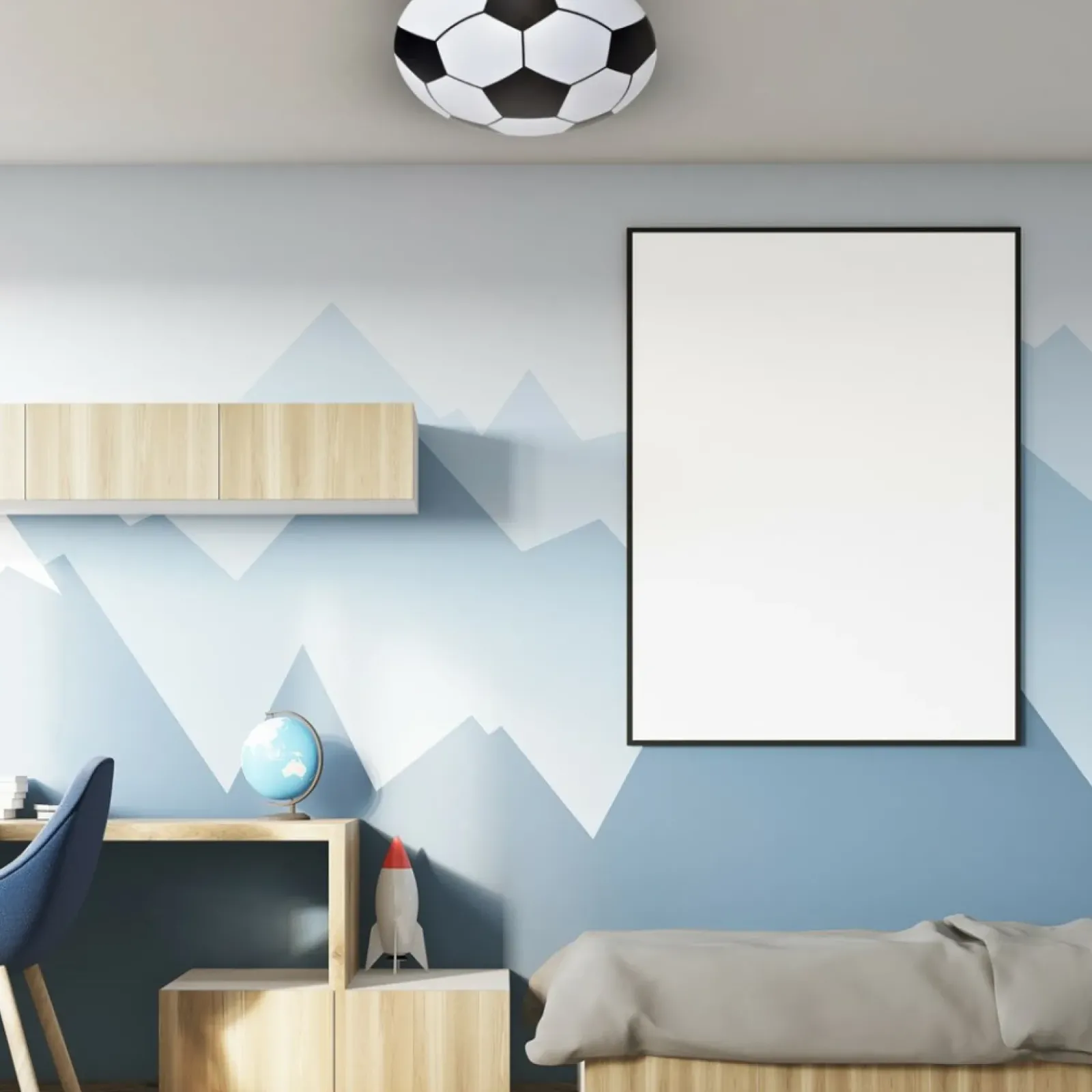Sklep Kaja Ledowy plafon do pokoju dziecka, piłka ML6179 z serii BALL | Kaja Oświetlenie* Plafony Nowoczesne|Lampy Led