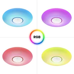 Sklep Kaja Ledowy plafon RGB, zmienna barwa światła ML6405 z serii VELA | Kaja Oświetlenie* Plafony Nowoczesne|Lampy Led