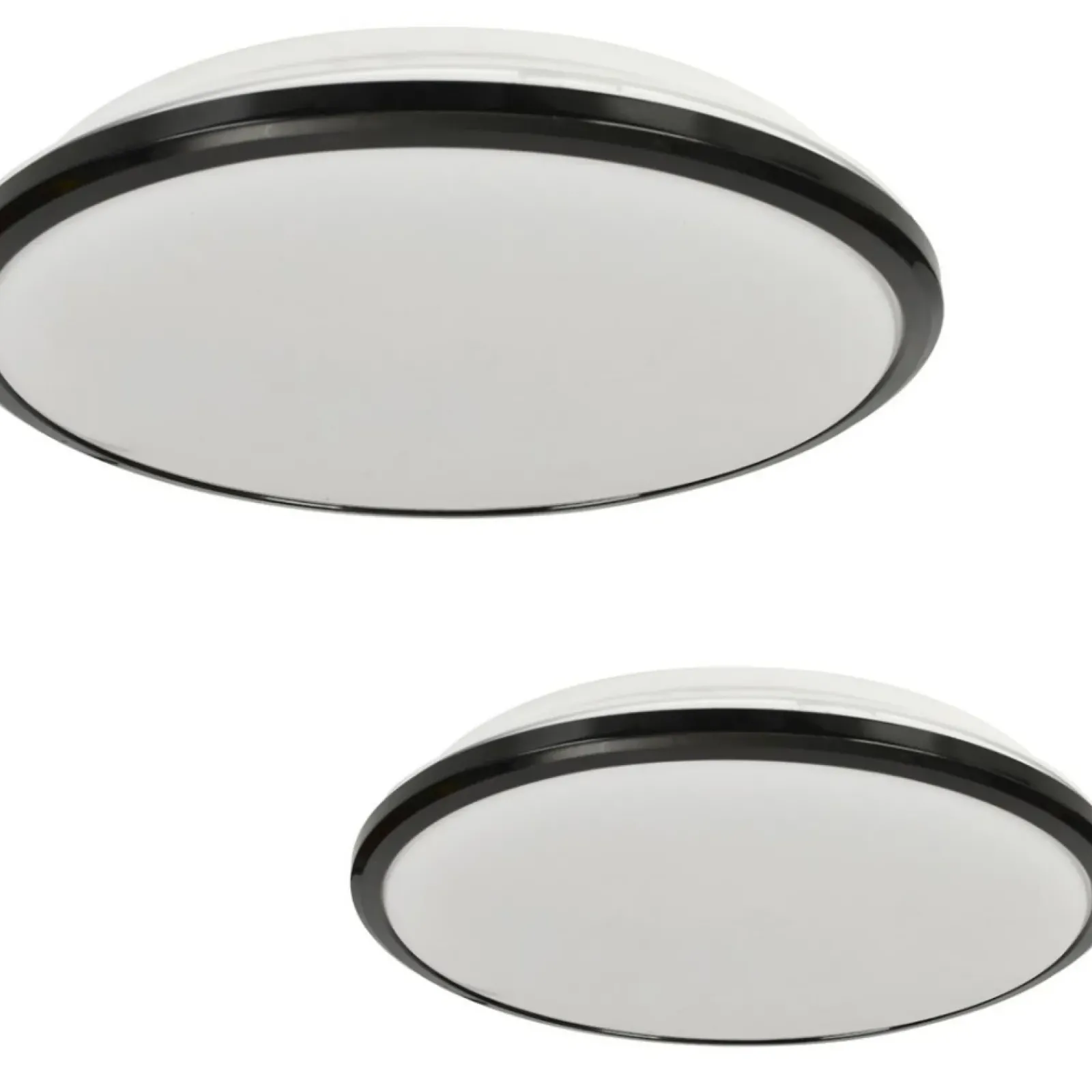 Sklep Kaja Ledowy plafon z czarnym elementem ozdobnym ML6402 z serii TERMA | Kaja Oświetlen* Plafony Nowoczesne|Lampy Led