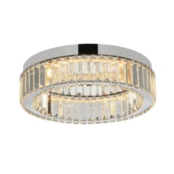 Sklep Kaja Ledowy plafon z kryształkami ⌀40cm AZ5783 SPARK DIMM | Kaja* Plafony Nowoczesne|Lampy Led