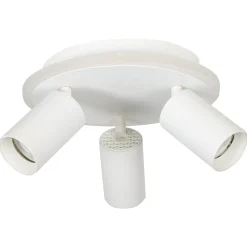 Sklep Kaja Ledowy plafon z reflektorami GU10 LP-0612/3C ROUND WH PARMA | Kaja* Plafony Nowoczesne|Lampy Led